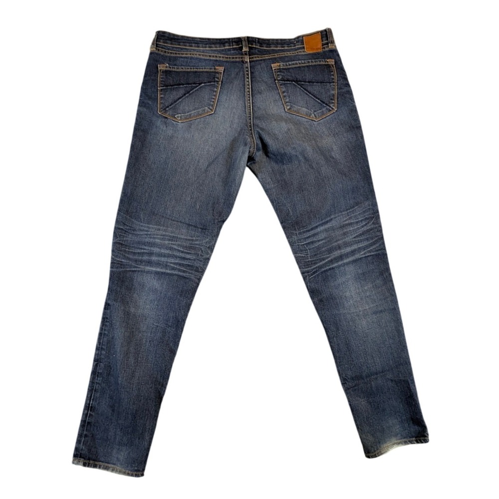 Dear John Joyrich Comfort Skinny Jeans Blue Medium Wash Whiskering Size 31 - Picture 2 of 8